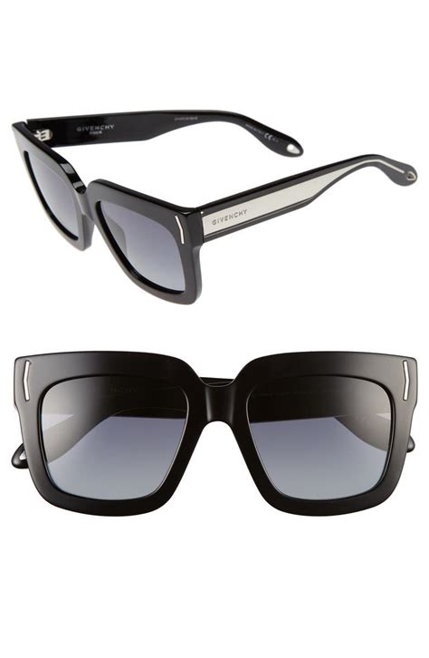 givenchy 53mm round sunglasses|givenchy large modern sunglasses.